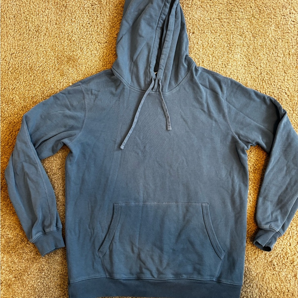 EUC Reigning Champ Lightweight Terry Hoodie in Mid-Blue